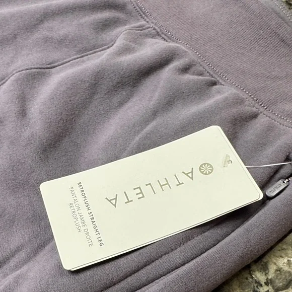 Athleta Retropush Straight Leg Pants in Violet NWT 3X - Picture 7 of 8